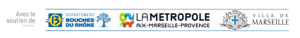 Bandeau partenaires Actimmo 13 : Département 13, Métropole Aix-Marseille, Ville de Marseille